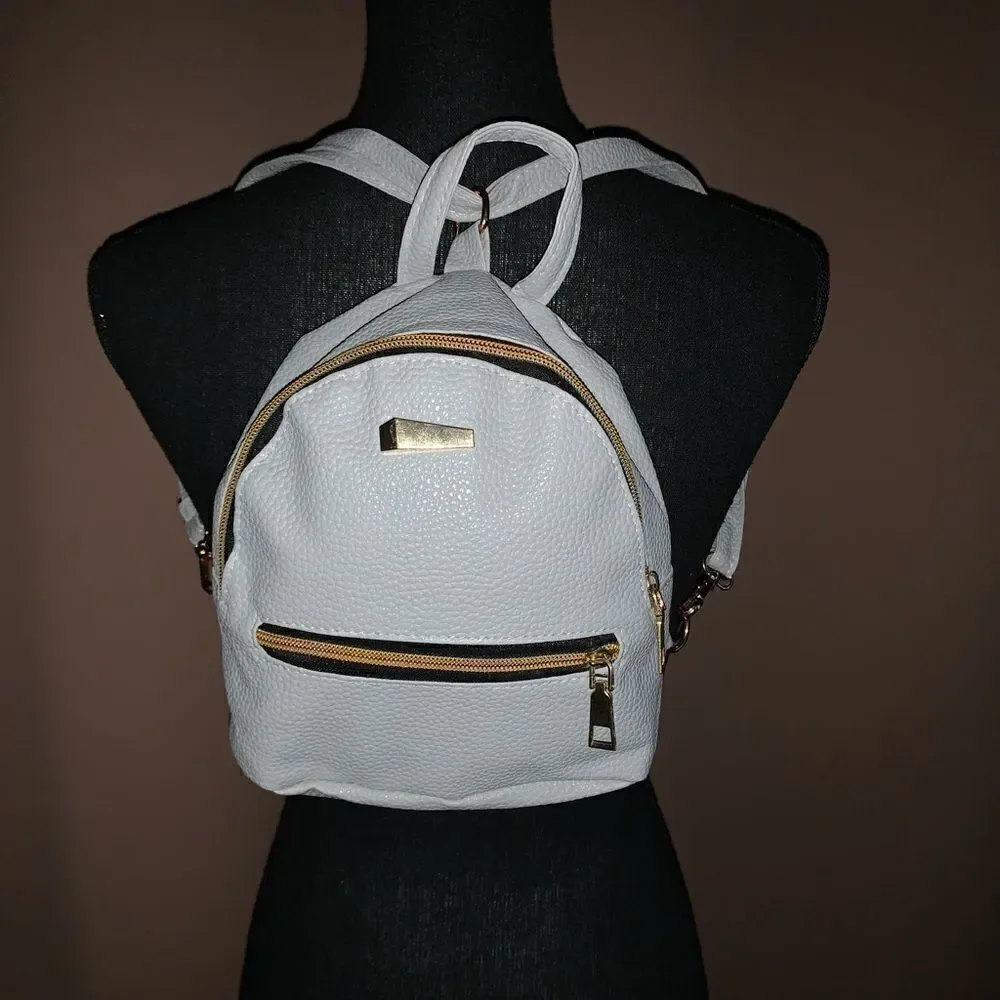 Mini Light Gray Backpack